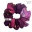 Scrunchie Silky gumička do vlasů - Plum Marble - Velikost gumičky: 👩🏼‍🦱 Lady - vel. ⌀8cm