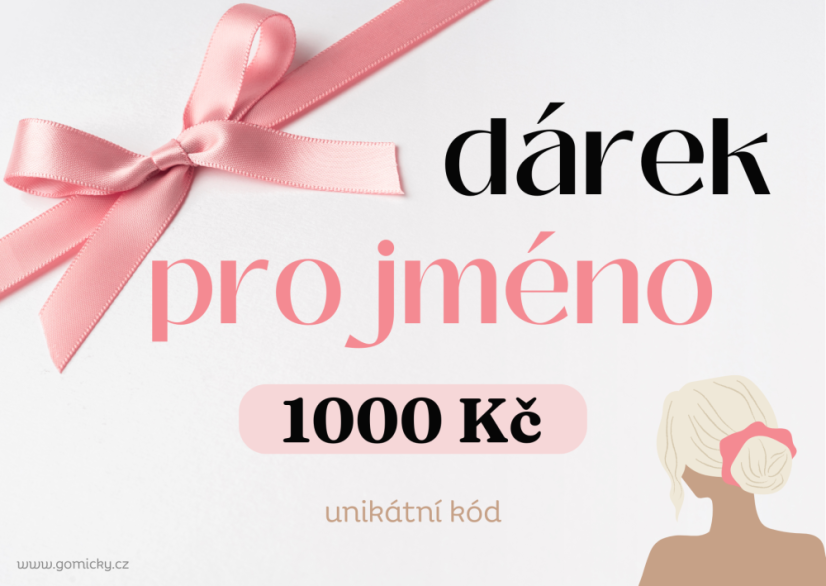 Dárkový Poukaz - Dárkový Poukaz: 1000 Kč