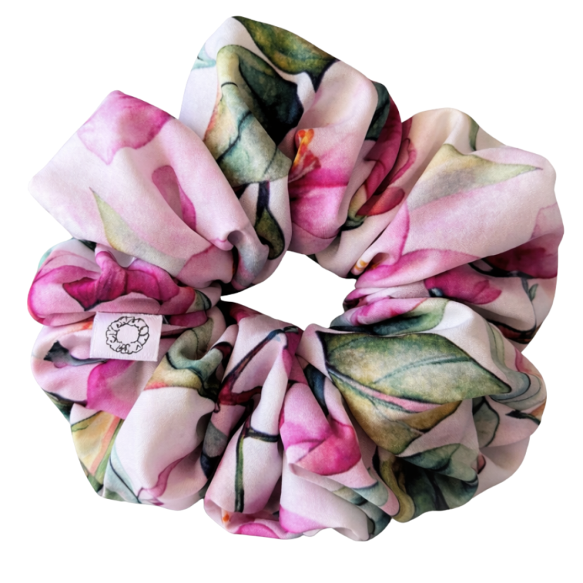 Látková Scrunchie gumička do vlasů - Eonar - Velikost gumičky: 👸🏼Princess - vel. ⌀12cm