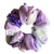 Látková Scrunchie gumička do vlasů - Ametyst Maramor
