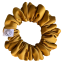 Scrunchie saténová gumička do vlasů - Mustard